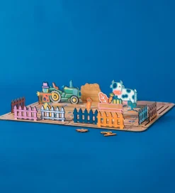 Crateit Kreasæt - Bondegården - Træ - Markerne Høstes - 27 Dele