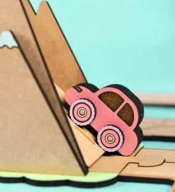 Crateit Kreasæt - Crateit Town - Træ - Rundt Om Bjerget - 31 Del