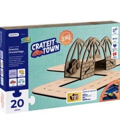 Crateit Kreasæt - Crateit Town - Træ - Dreamy Drawbridge - 20 De