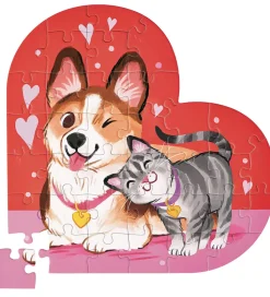 Crocodile Creek Puslespil - 36 Brikker - Friends Fur-Ever