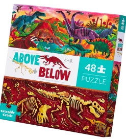 Crocodile Creek Puslespil - 48 Brikker - Dinosaur World