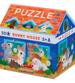 Crocodile Creek Puslespil - 50 Brikker - Bunny House