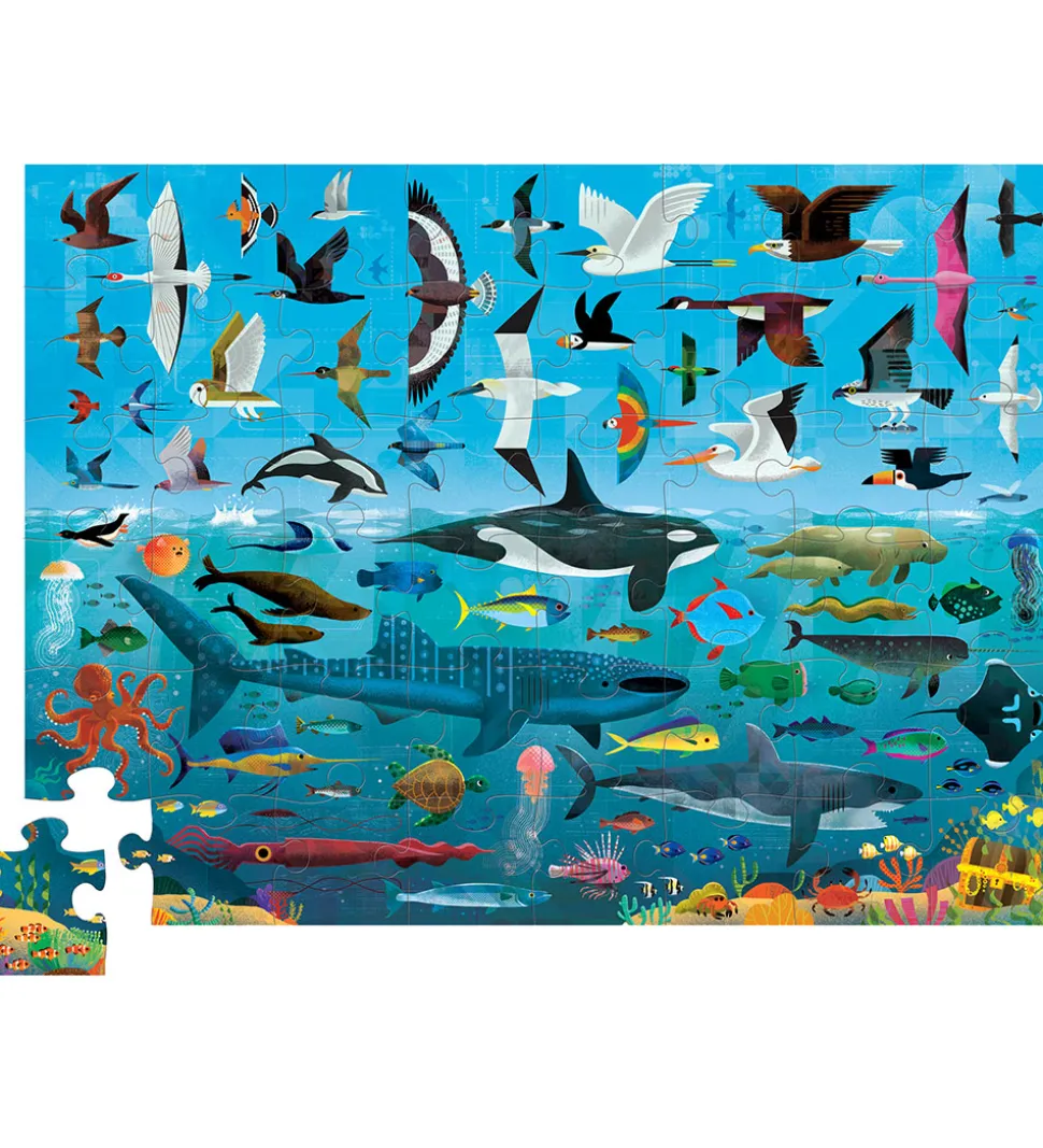 Crocodile Creek Puslespil - 48 Brikker - Sea & Sky