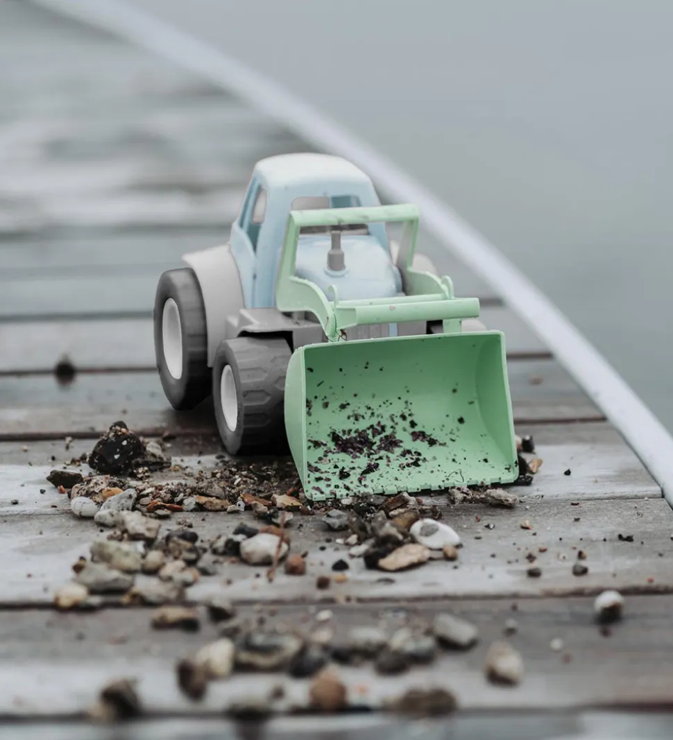 Dantoy BIO Plastic Traktor m. Grab - Blå/Grøn