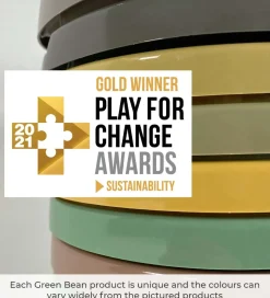 Dantoy Green Bean Båd - 32 cm - Assorterede Jordfarver