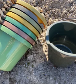 Dantoy Green Bean Spand m. Hældetud - Assorterede Jordfarver