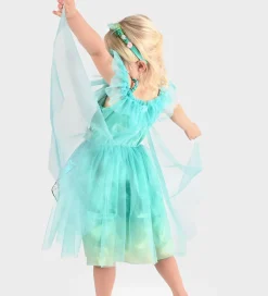 Den Goda Fen Udklædning - Dress Butterfly Fairy - Blå