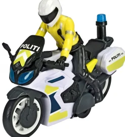 Dickie Toys Politimotorcykel m. Figur - Yamaha - Lys/Lyd