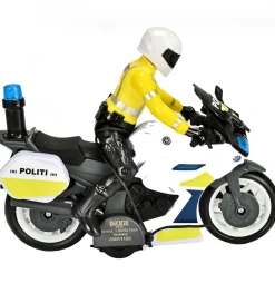 Dickie Toys Politimotorcykel m. Figur - Yamaha - Lys/Lyd