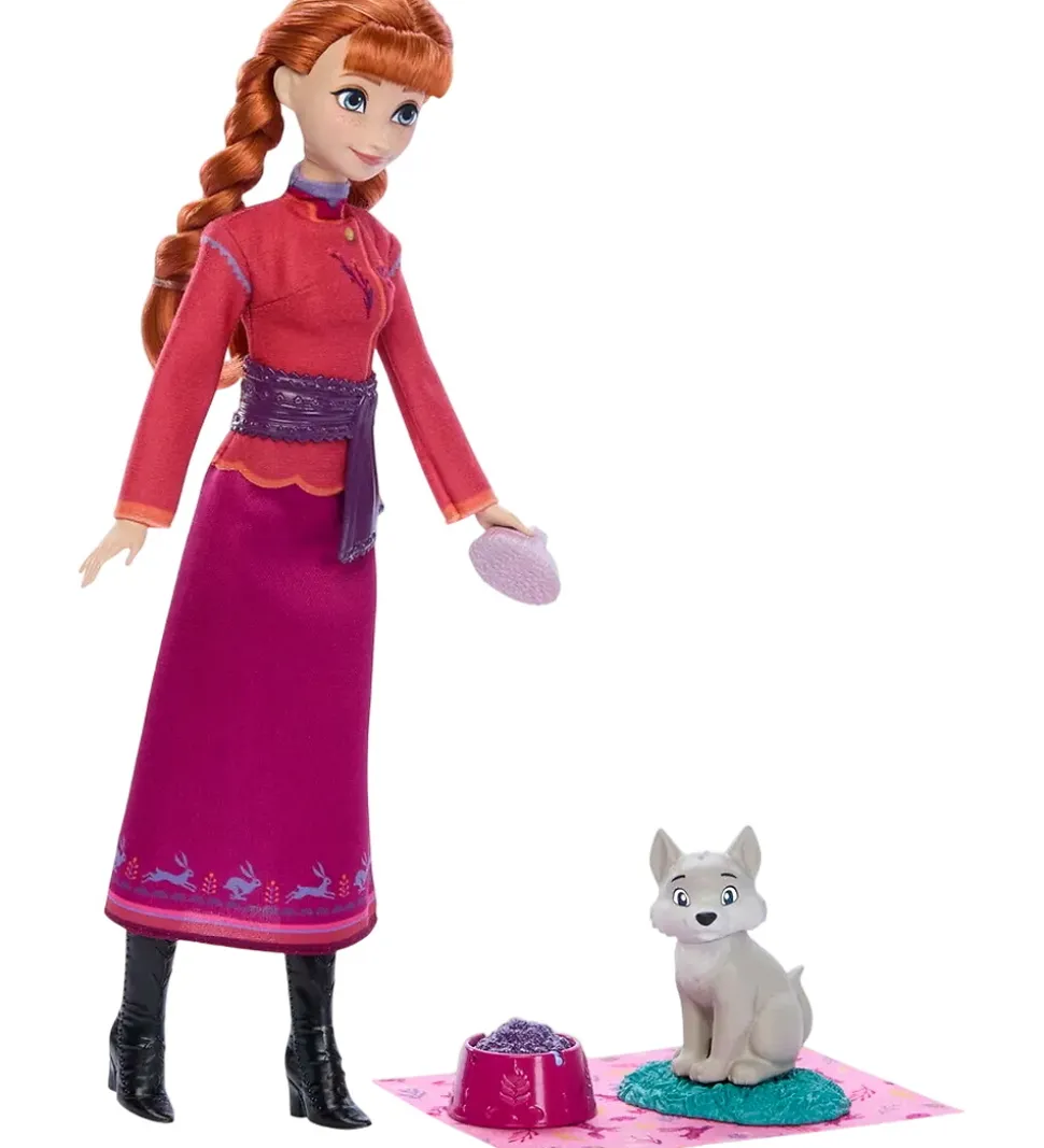 Disney Frozen Dukke - 30 cm - Anna + Baby Fox