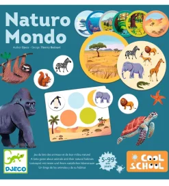 Djeco Billedlotteri - Cool School - Naturo Mondo
