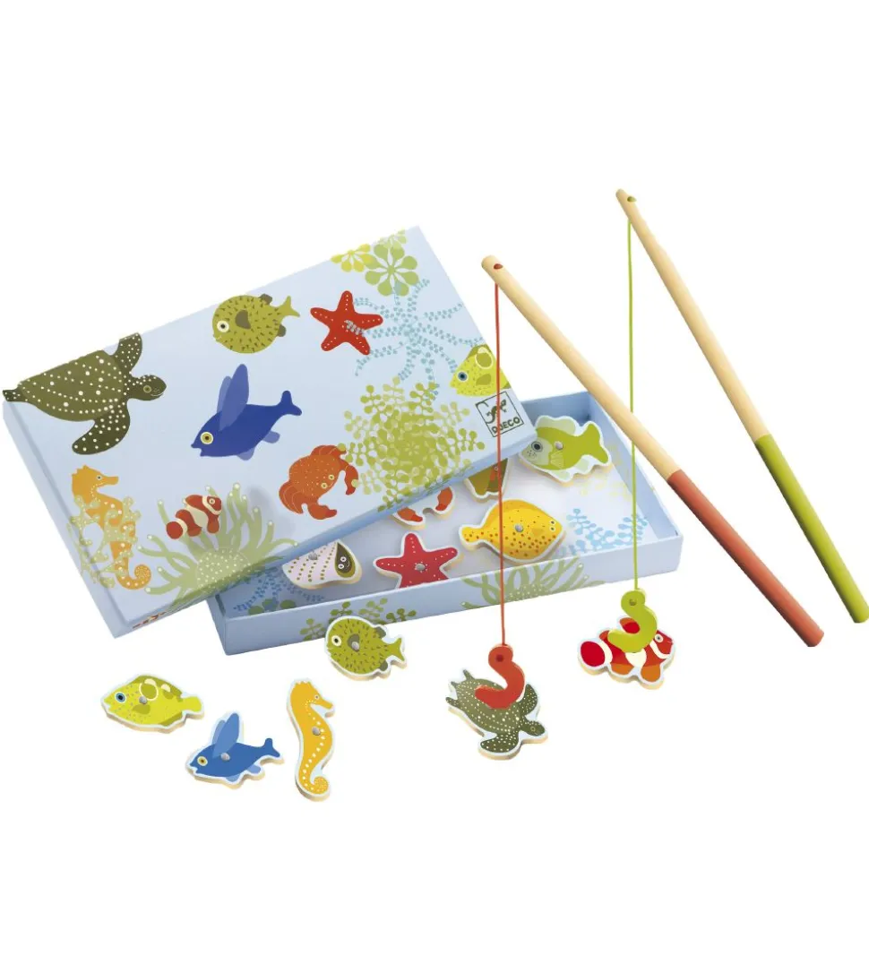 Djeco Fiskespil - Magnetisk - Tropiske Fisk