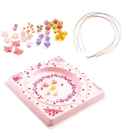 Djeco Hårbøjlesæt m. Monteringsplade - Jewels to Create