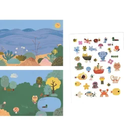 Djeco Klistermærker - Aftagelige - Summertime