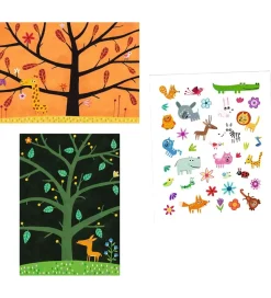 Djeco Klistermærker - Aftagelige - Fangeleg!