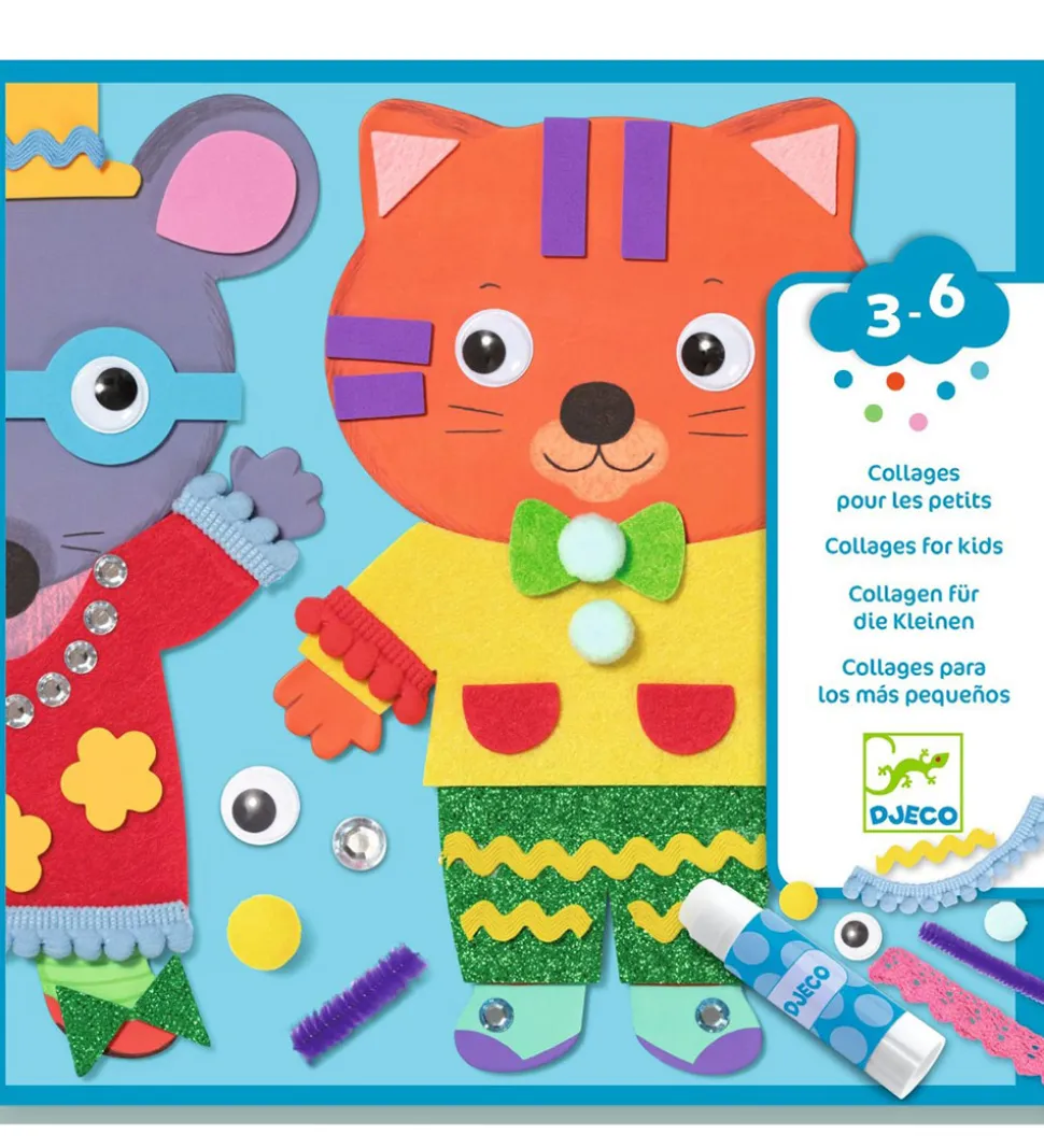 Djeco Kollager - Søde Dyr