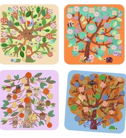 Djeco Kreasæt - Filtbilleder - Gennem Årstiderne