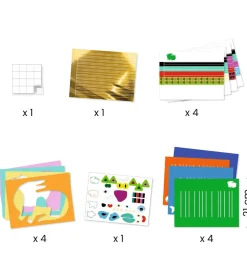 Djeco Kreasæt - Papir Flet - Dyr