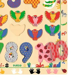 Djeco Puslespil - 1-10 - 20 Brikker