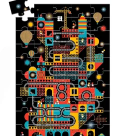 Djeco Puslespil - 100 Brikker - The Lively City