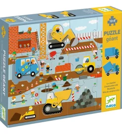 Djeco Puslespil - 17 Brikker - Byggeplads