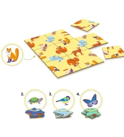 Djeco Puslespil - 9x4 Brikker - Animo