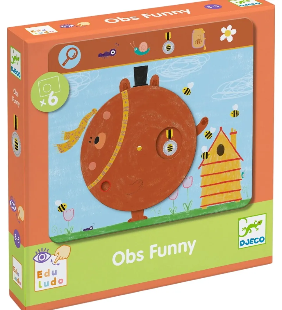 Djeco Spil - Find Og Drej - Obs Funny