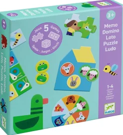 Djeco Spil - 5-i-1 - At The Farm