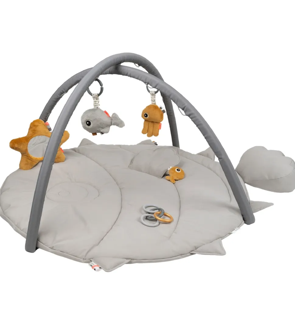 Done By Deer Aktivitetstæppe - Sea Friends - Grå