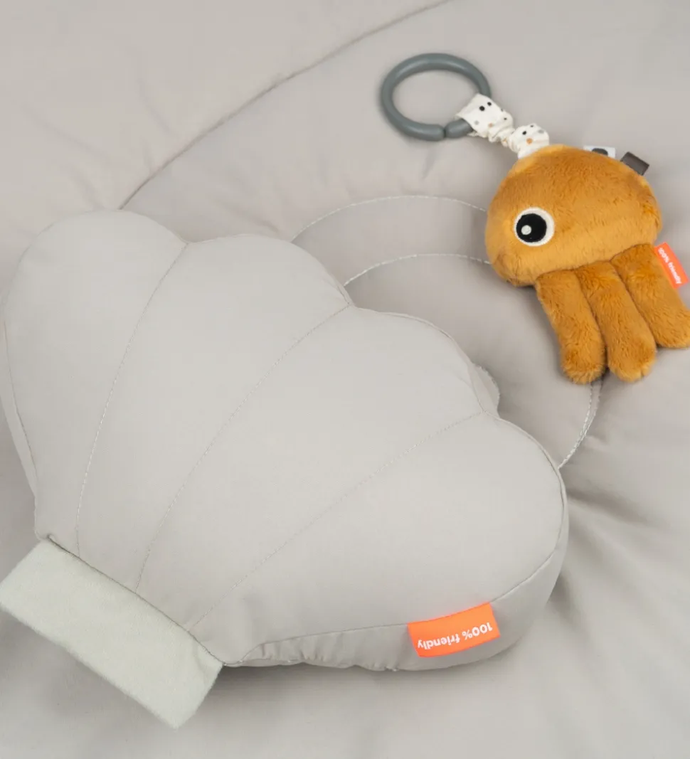 Done By Deer Aktivitetstæppe - Sea Friends - Grå