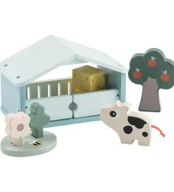 Done By Deer Legesæt - Træ - Dotti - Tiny Farm - Colour Mix