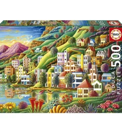 Educa Puslespil - 500 Brikker - Hidden Harbor