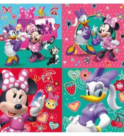 Educa Puslespil - 4 Forskellige - Minnie Mouse