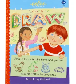 Eeboo Bog - Lær At Tegne - Simple Former - Engelsk