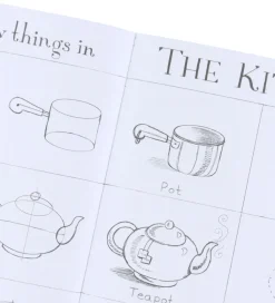 Eeboo Bog - Lær At Tegne - Simple Former - Engelsk