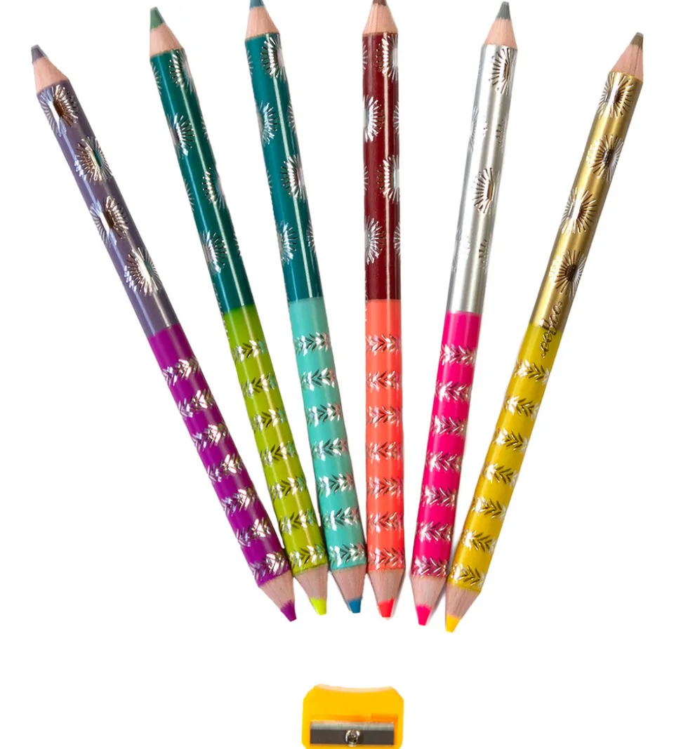 Eeboo Farveblyanter - 6 Stk. - Jumbo - Sweet Celebration