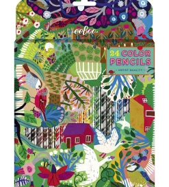Eeboo Farveblyanter - 24 Stk. - Bountiful Garden