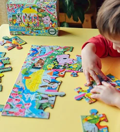 Eeboo Puslespil - 20 Brikker - 28x38 cm - Forår