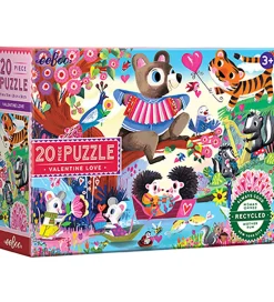 Eeboo Puslespil - 20 Brikker - 28x38 cm - Holder Af