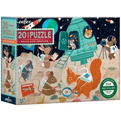 Eeboo Puslespil - 20 Brikker - 28x38 cm - Rummet