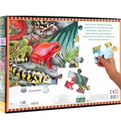 Eeboo Puslespil - 100 Brikker - 40,6x61 cm - Amfibier