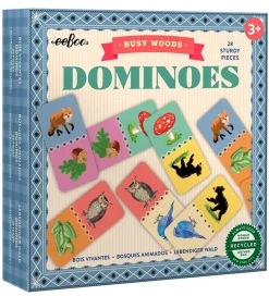 Eeboo Spil - Domino - Busy Woods