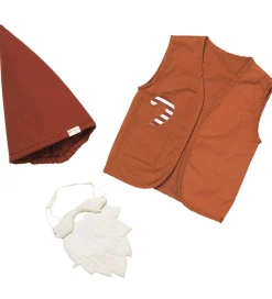 Fabelab Udklædning - Christmas Elf Set - Natural