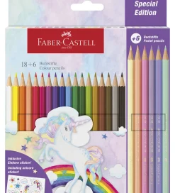 Faber-Castell Farveblyanter - 24 stk. Unicorn Pastel