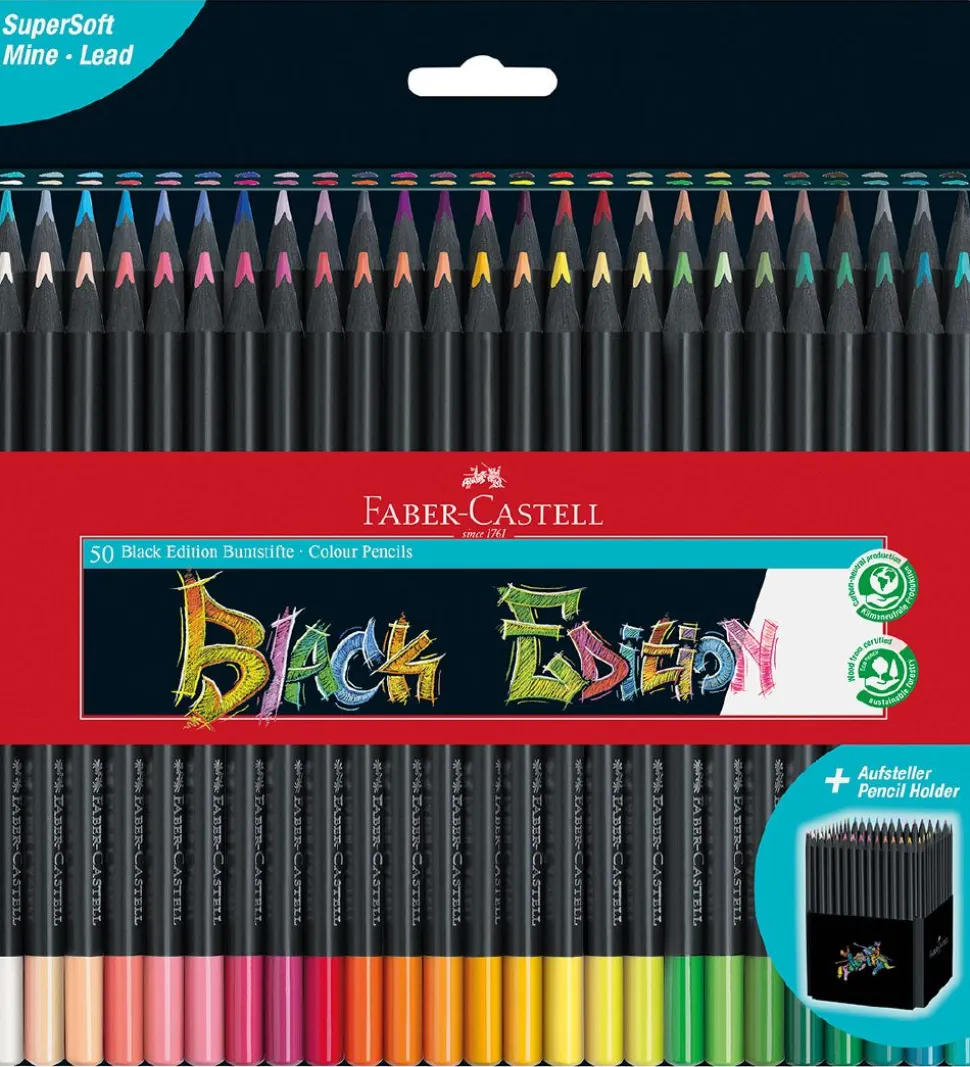 Faber-Castell Farveblyanter - 50 stk. - Trekantet - Multi