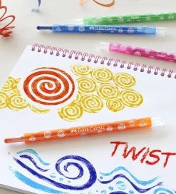 Faber-Castell Farvekridt - Twistable - 24 stk