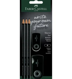 Faber-Castell Grip Sæt - 5 Dele - Sort