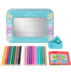 Faber-Castell Sparkle Tinæske - Farver/Spidser - 20 stk - Multi