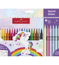 Faber-Castell Tuscher - 24 stk. - Unicorn Pastel