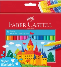 Faber-Castell Tuscher - Børn - 36 stk - Multifarvet